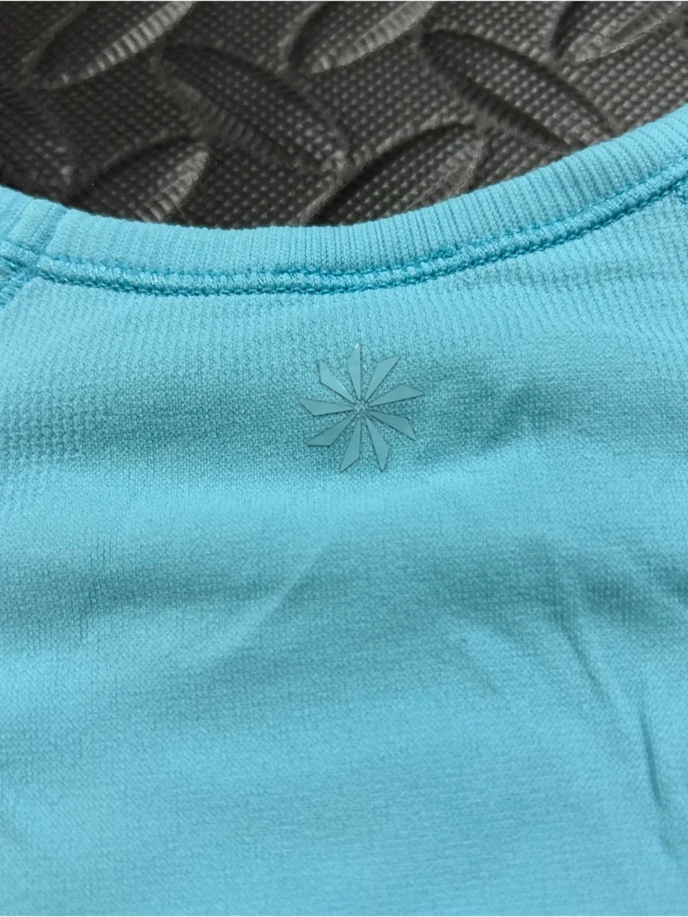 Athleta Girl Blue Athletic Tee Shirt Size M 8-10 Activewear